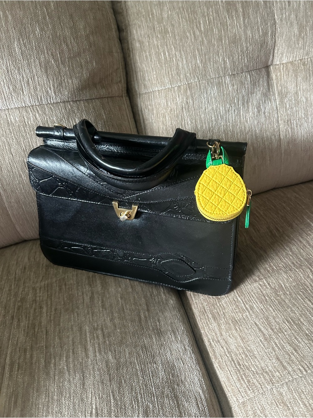 PINEAPPLE Bag Charm Coin Purse Keychain